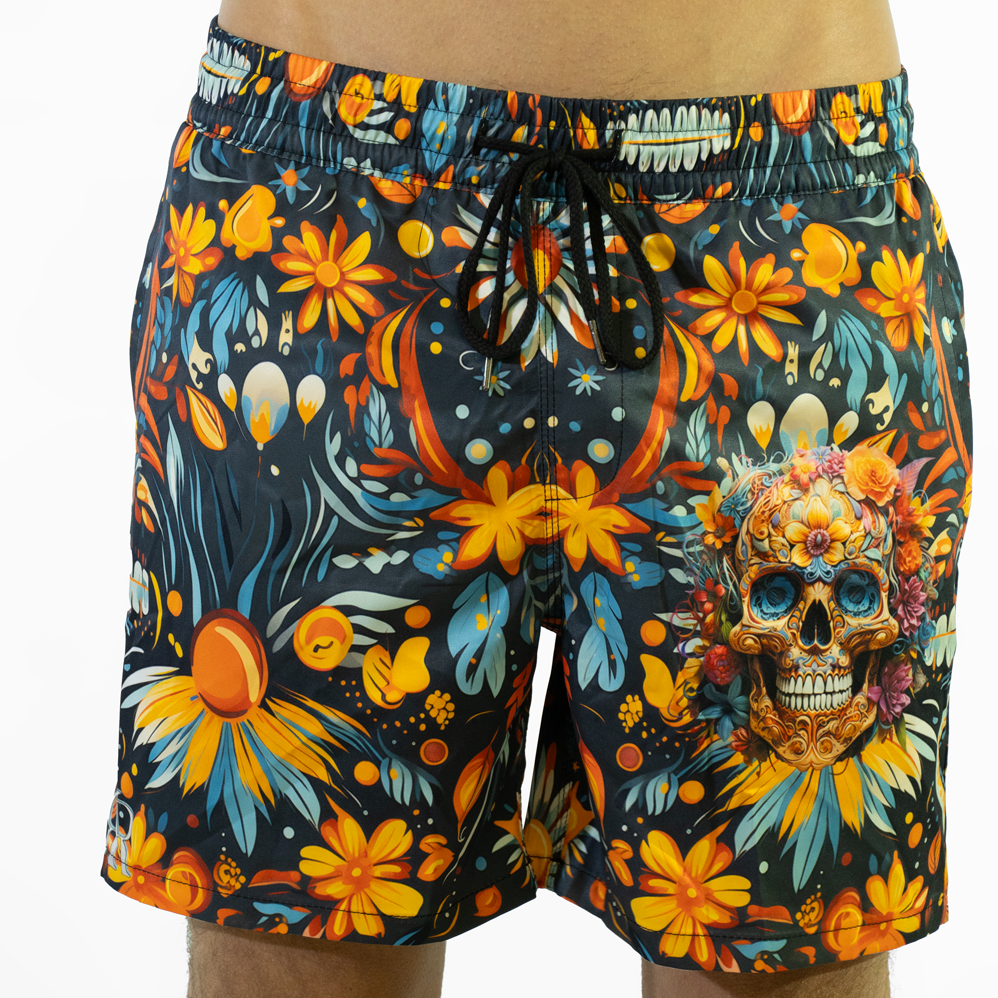 Swim Shorts: Aztec Blossom