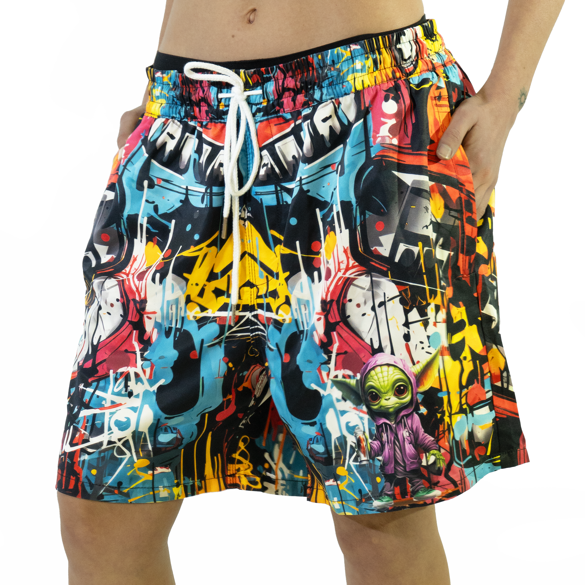 Swim Shorts: Graffiti Galaxy
