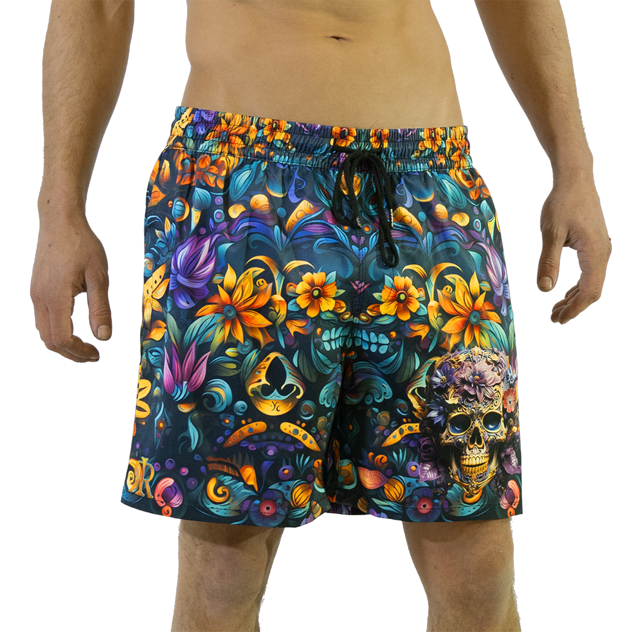 Swim Shorts: Golden Fiesta