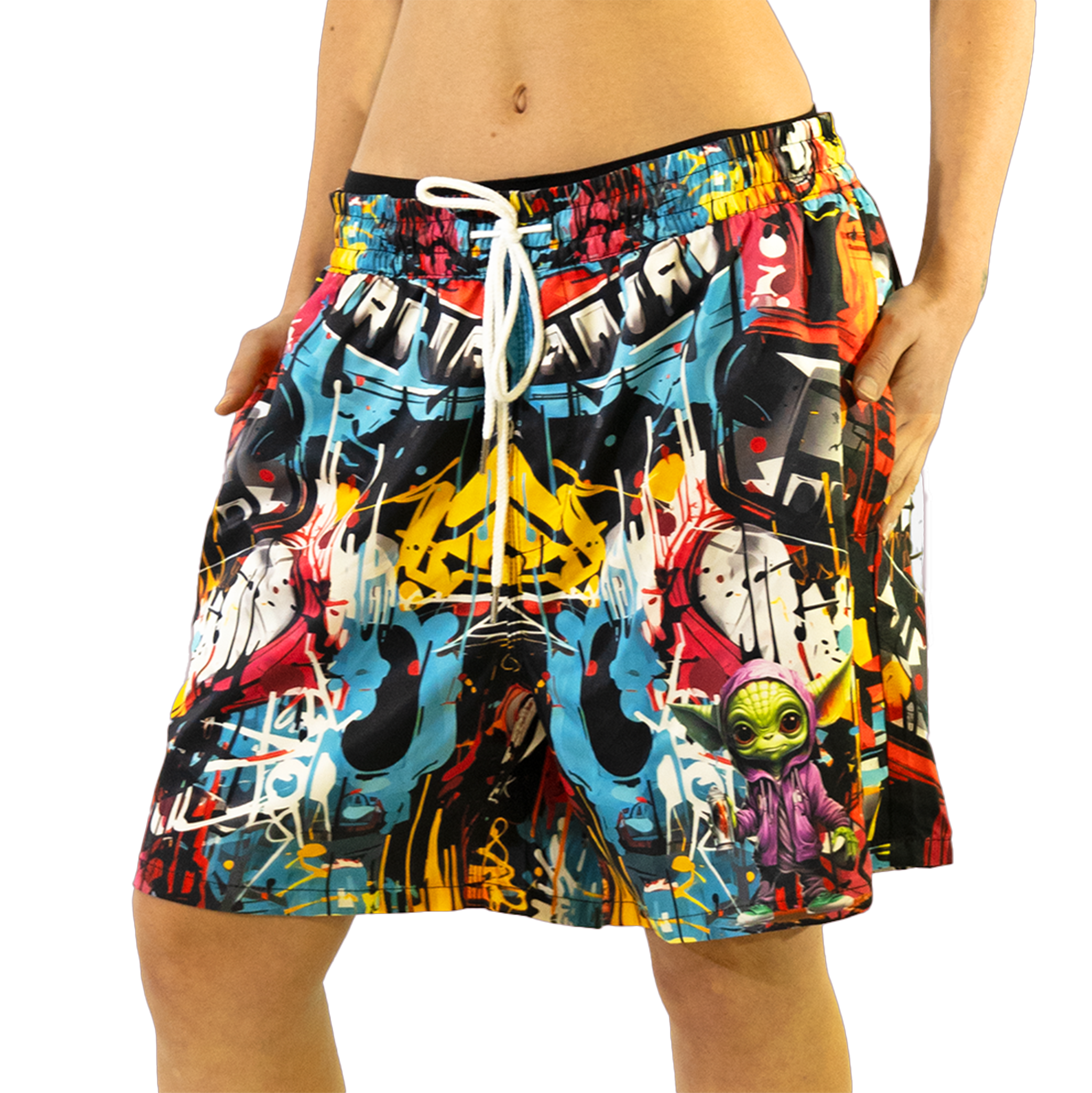 Swim Shorts: Graffiti Galaxy