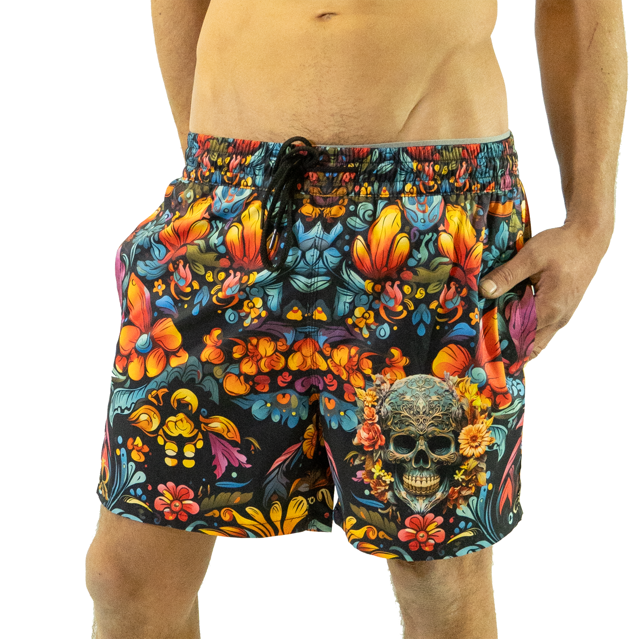 Swim Shorts: Vibrant Fiesta