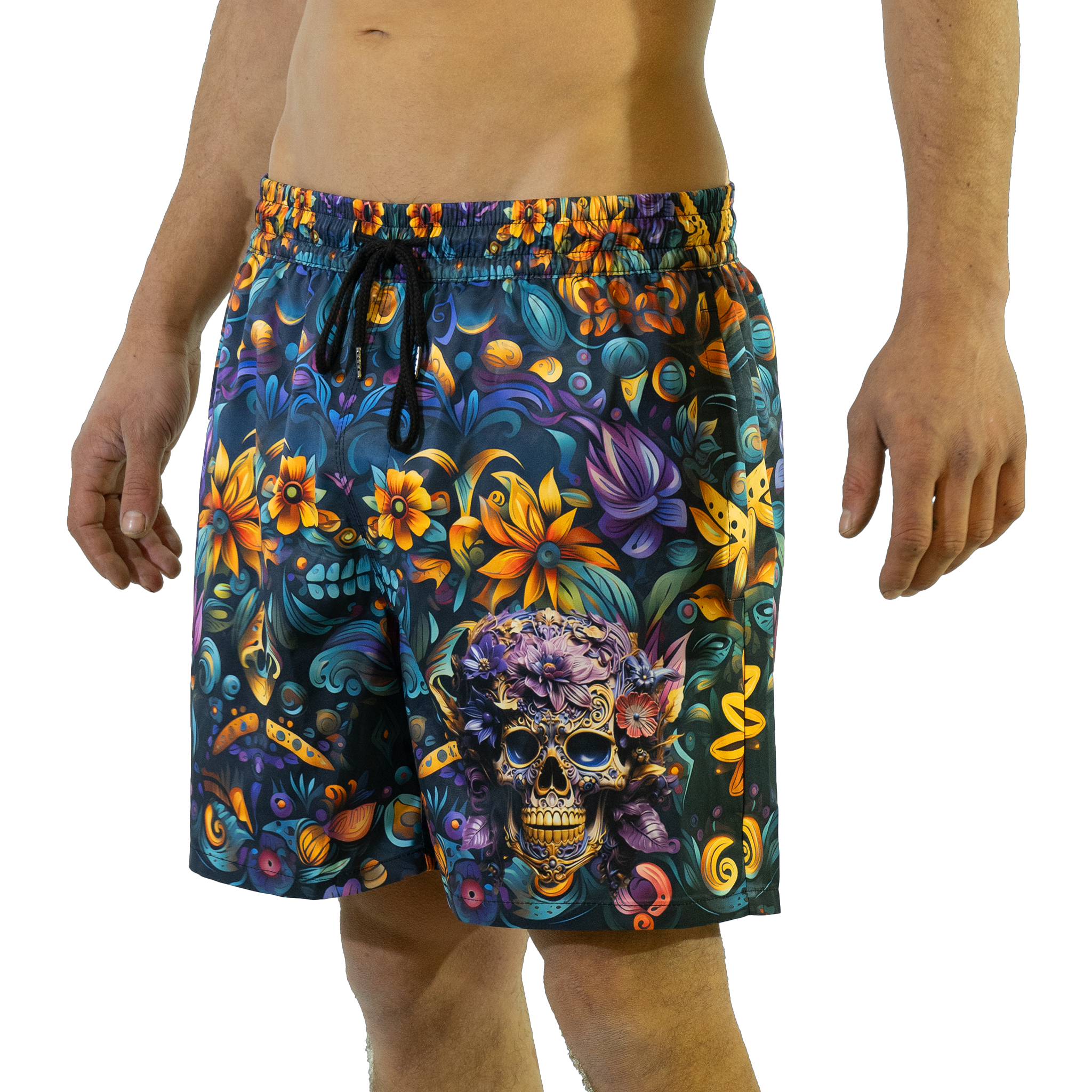 Swim Shorts: Golden Fiesta