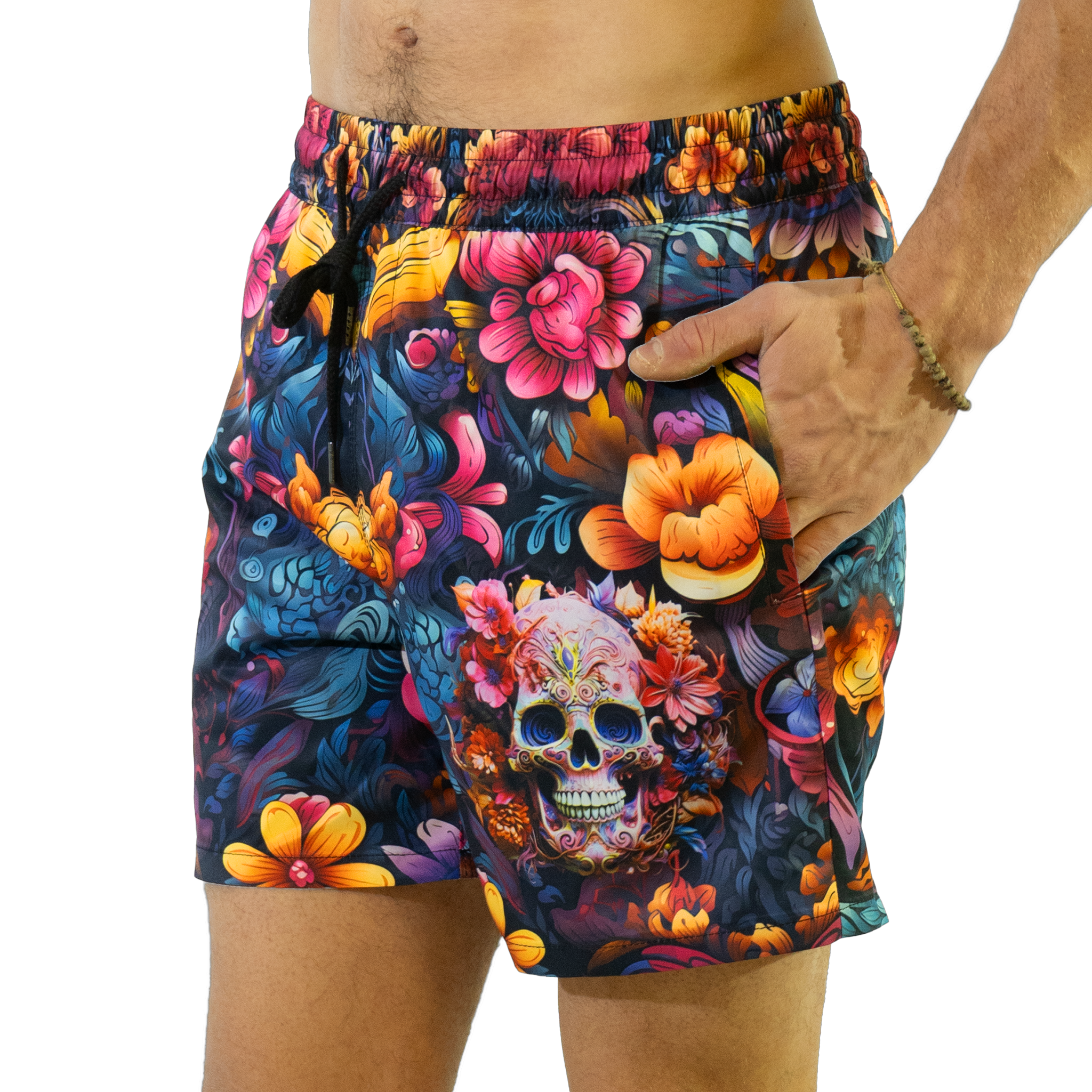 Swim Shorts: Skull Symphony