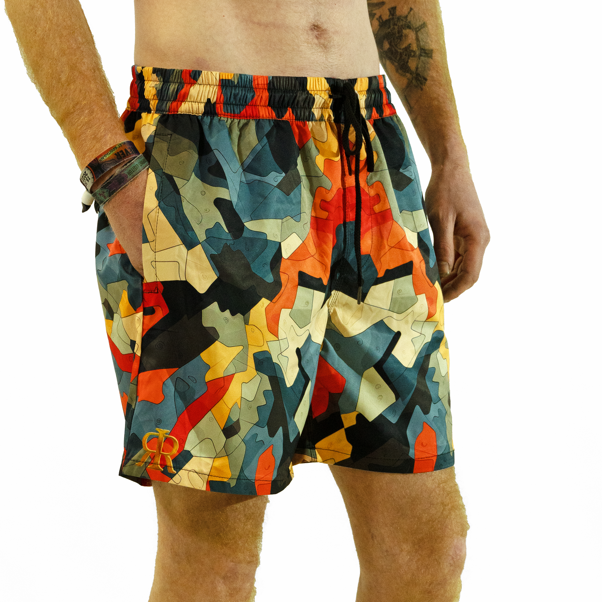 Swim Shorts: Edgy Extravaganza