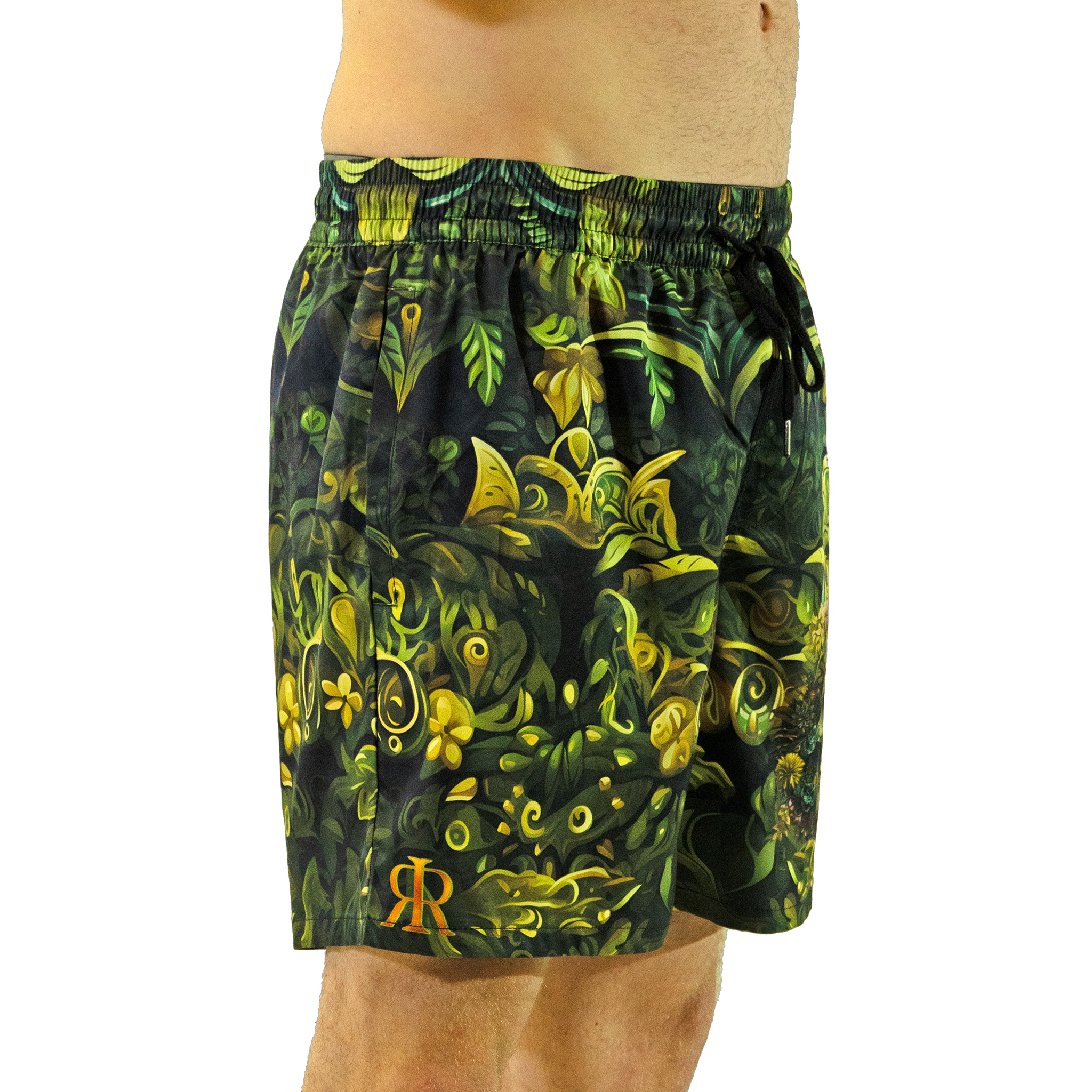 Swim Shorts: Verdant Bloom